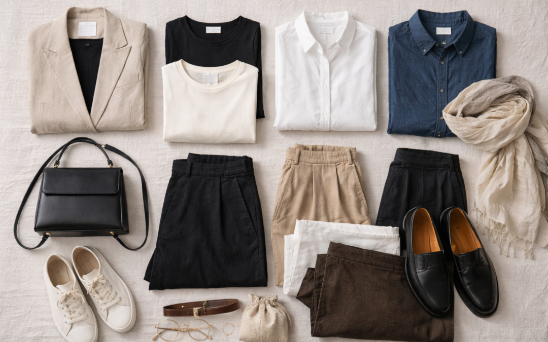 Tenue japonaise minimaliste : la méthode capsule sur 20 pièces
