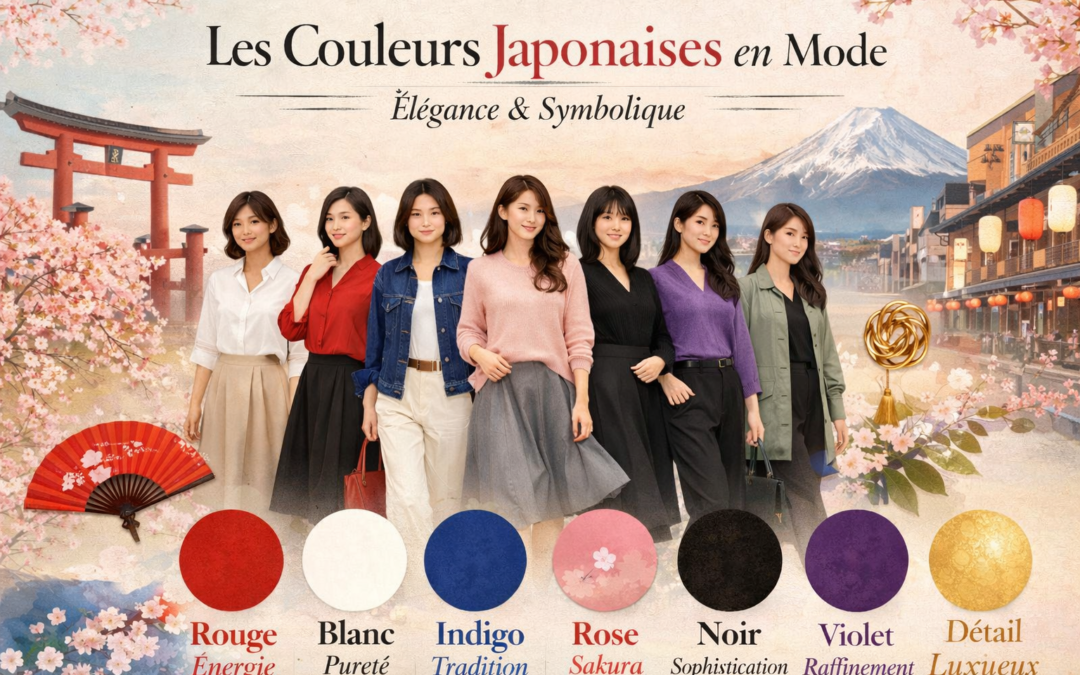 Couleurs et symbolique au Japon : comment les utiliser dans une tenue