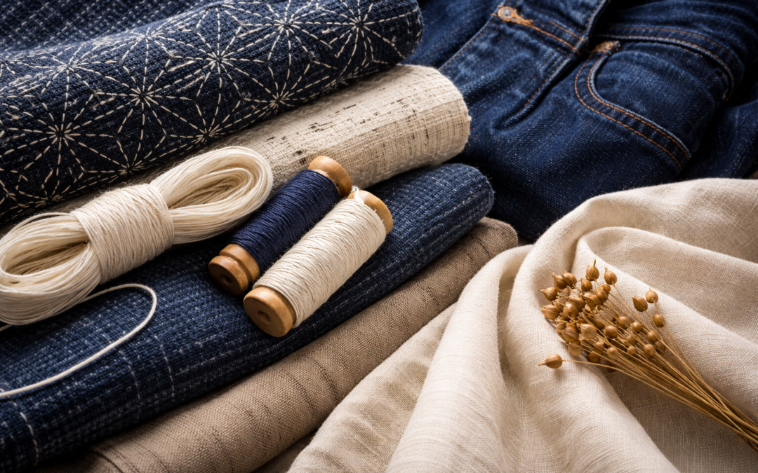 Les tissus japonais : sashiko, indigo, coton, lin (guide)